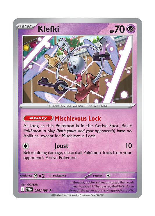 Klefki - Reverse Holo (096/198) - Scarlet & Violet