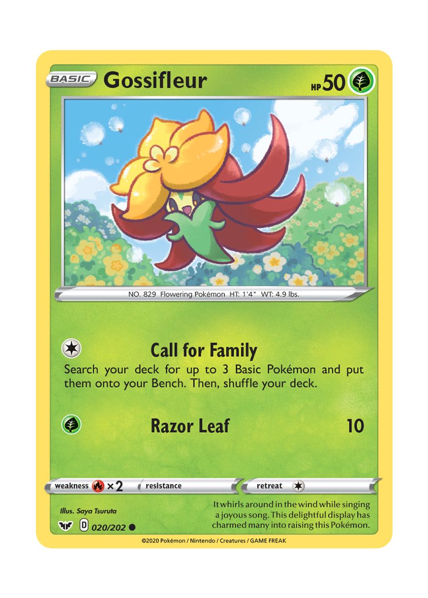 Gossifleur - Reverse Holo (020/202) - Sword & Shield