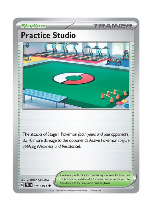 Practice Studio - Reverse Holo (186/193) - Paldea Evolved