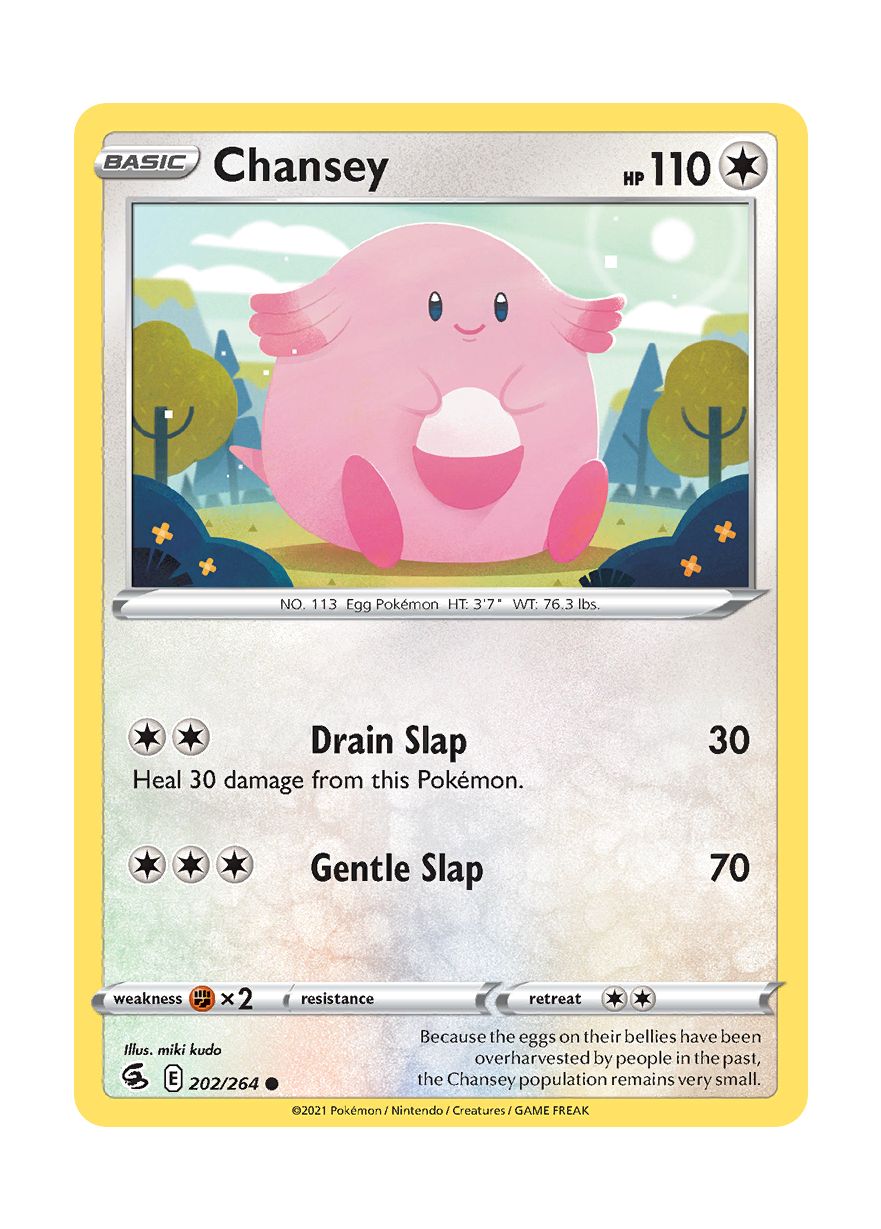 Chansey - Reverse Holo (202/264) - Fusion Strike