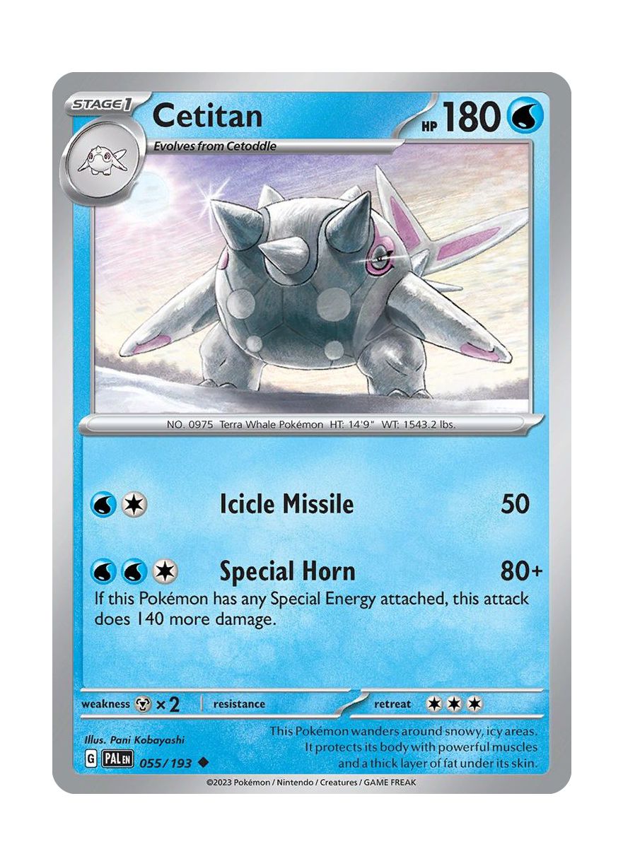 Cetitan - Reverse Holo (055/193) - Paldea Evolved