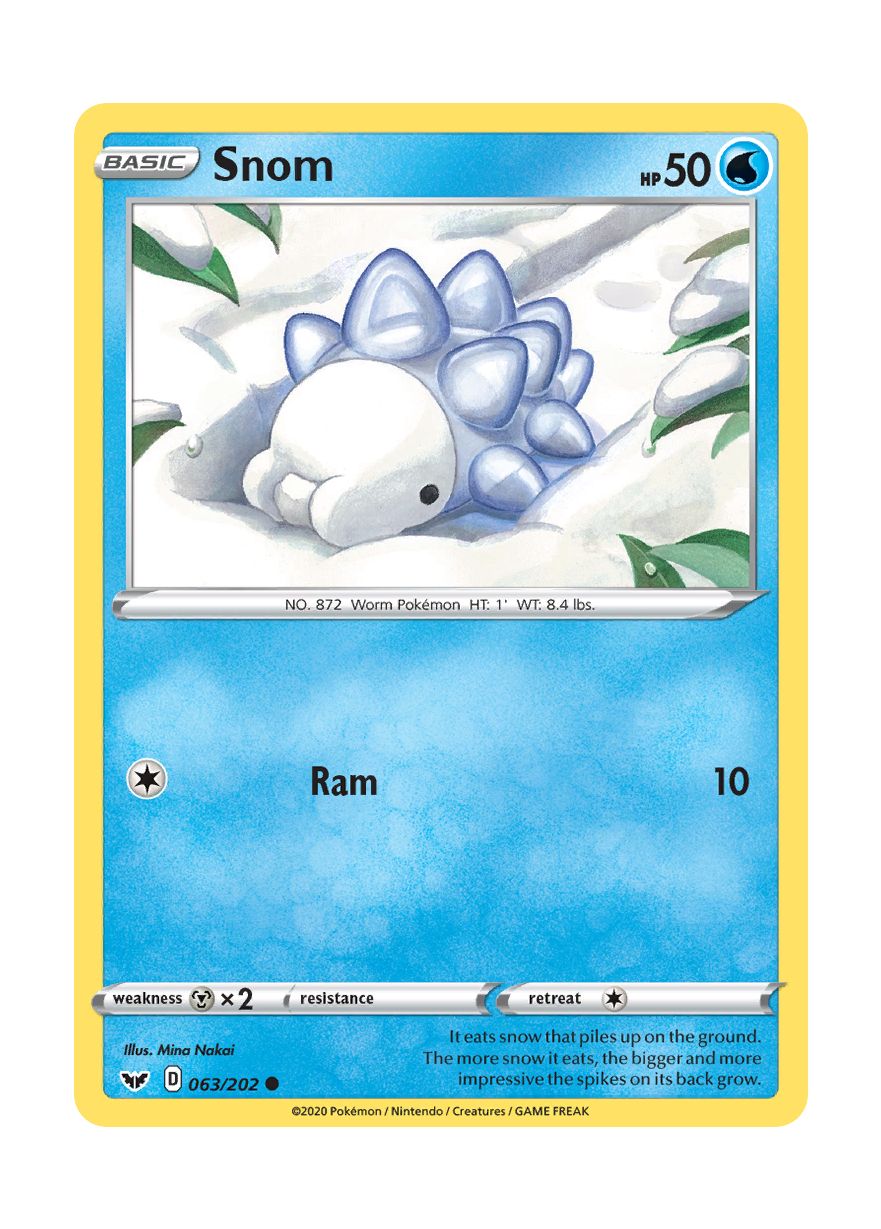 Snom - Reverse Holo (063/202) - Sword & Shield