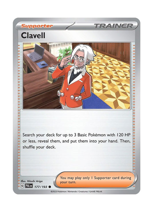 Clavell - Reverse Holo (177/193) - Paldea Evolved