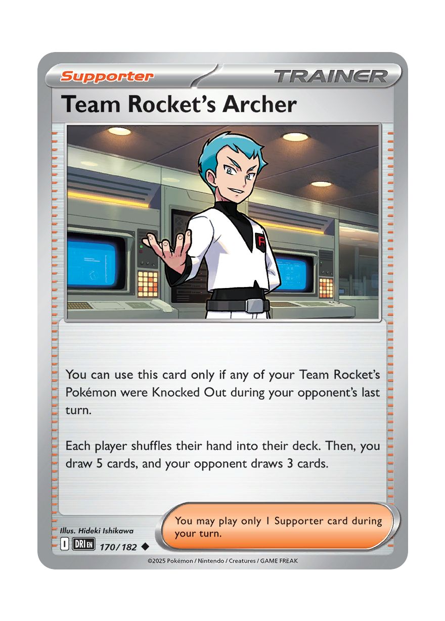 Team Rocket's Archer (170/182) - Destined Rivals