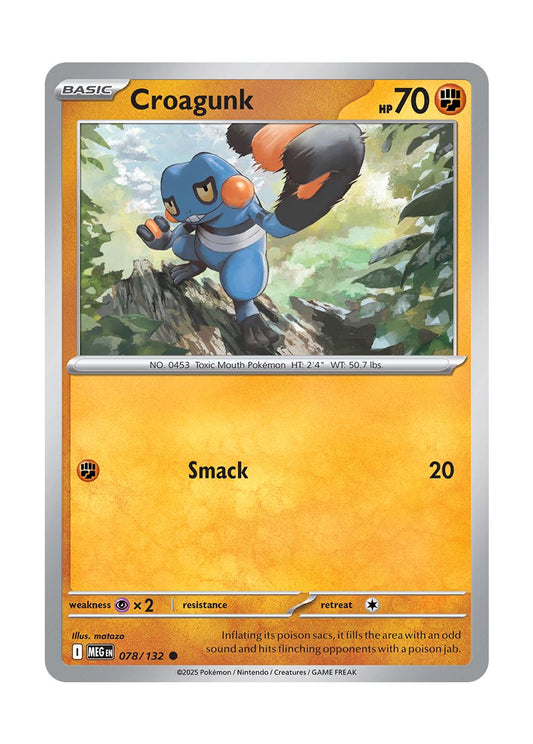 Croagunk (078/132) - Mega Evolution