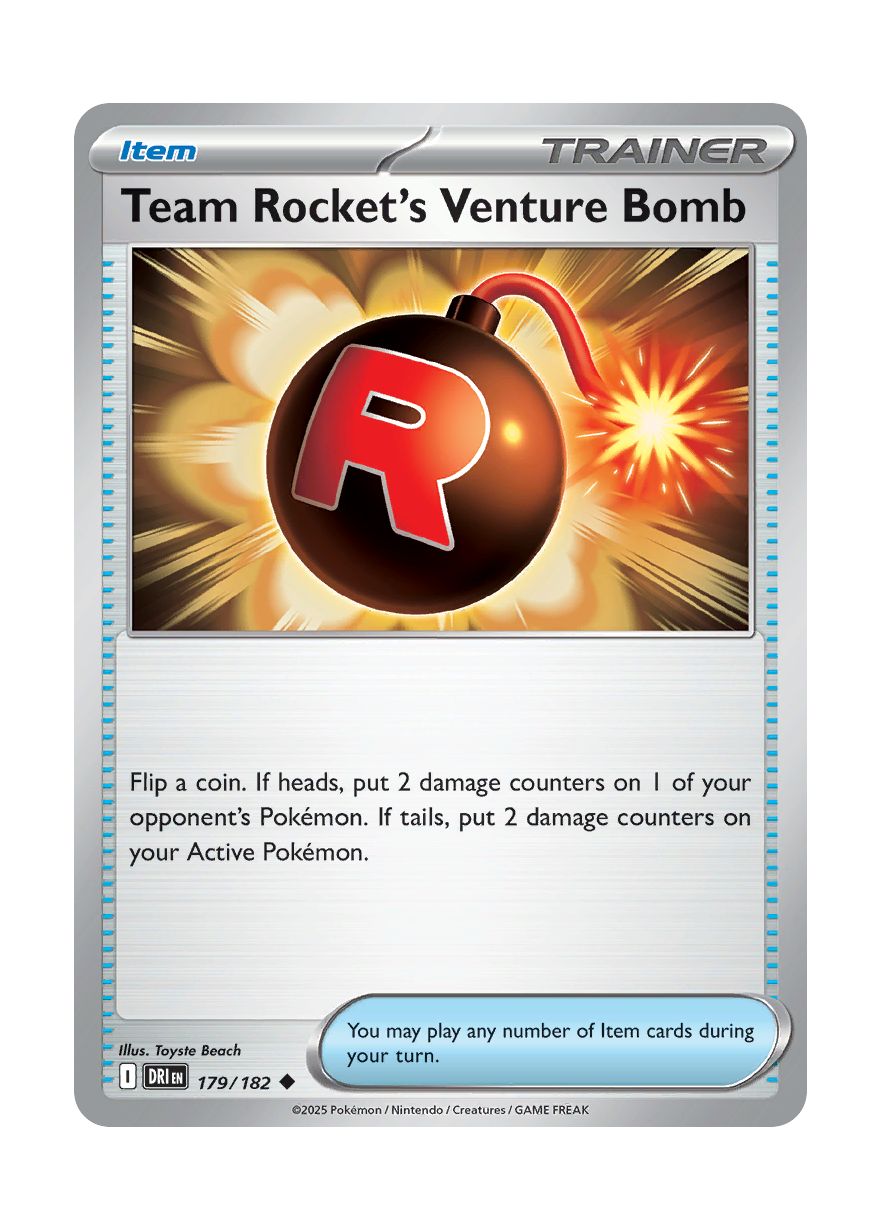 Team Rocket's Venture Bomb (179/182) - Destined Rivals