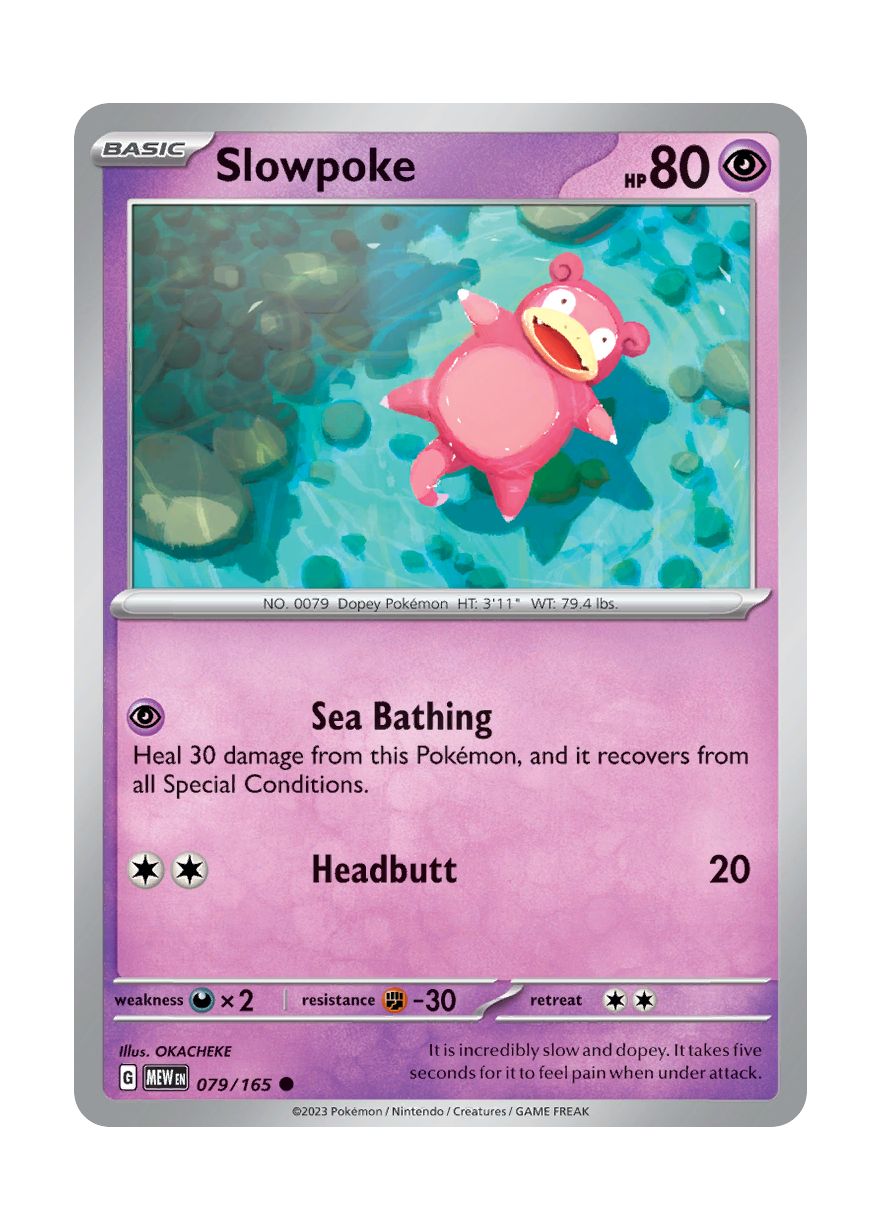 Slowpoke - Reverse Holo (079/165) - 151