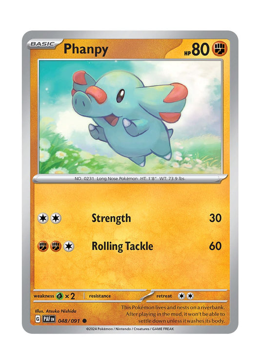 Phanpy - Reverse Holo (048/91) - Paldean Fates