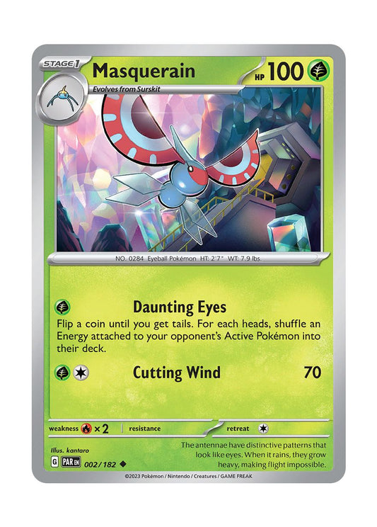 Masquerain - Reverse Holo (002/182) - Paradox Rift