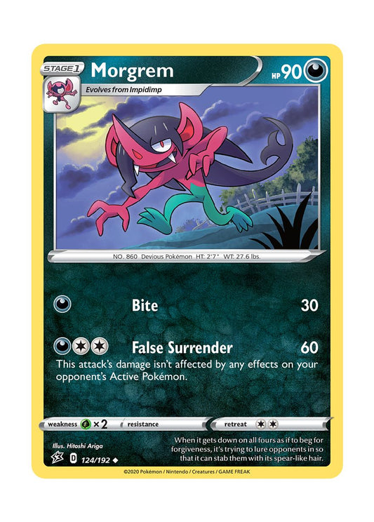 Morgrem - Reverse Holo (124/192) - Rebel Clash