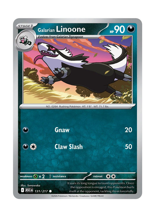 Galarian Linoone (131/217) - Ascended Heroes