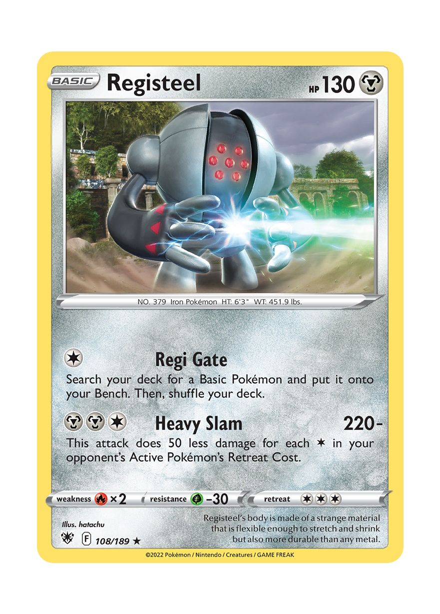 Registeel - Reverse Holo (108/189) - Astral Radiance