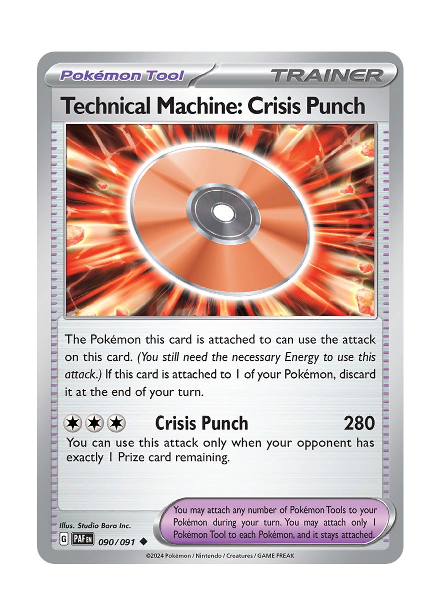 Technical Machine: Crisis Punch - Reverse Holo (090/91) - Paldean Fates