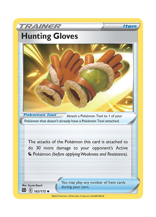 Hunting Gloves - Reverse Holo (142/172) - Brilliant Stars