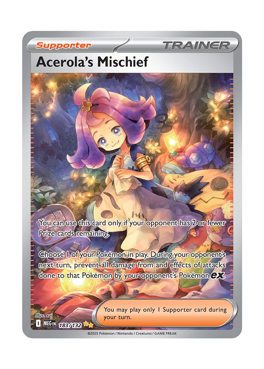 Acerola's Mischief (183/132) - Mega Evolution