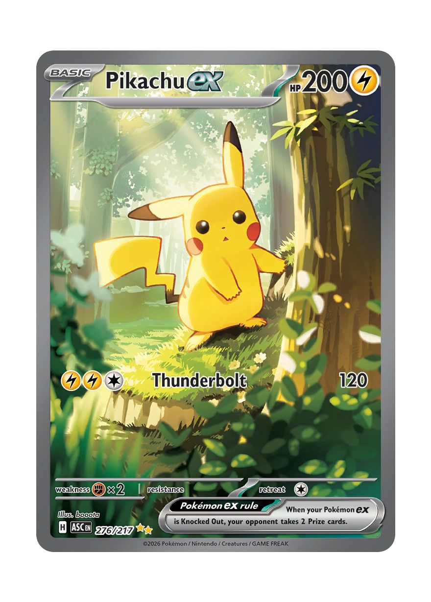 Pikachu ex (276/217) - Ascended Heroes