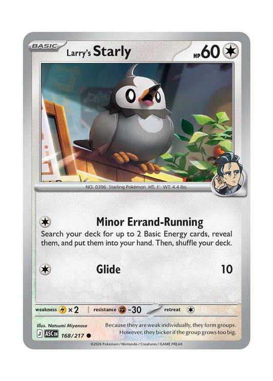 Larry's Starly (168/217) - Ascended Heroes
