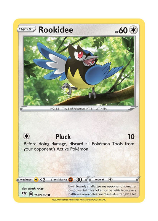 Rookidee - Reverse Holo (154/189) - Darkness Ablaze