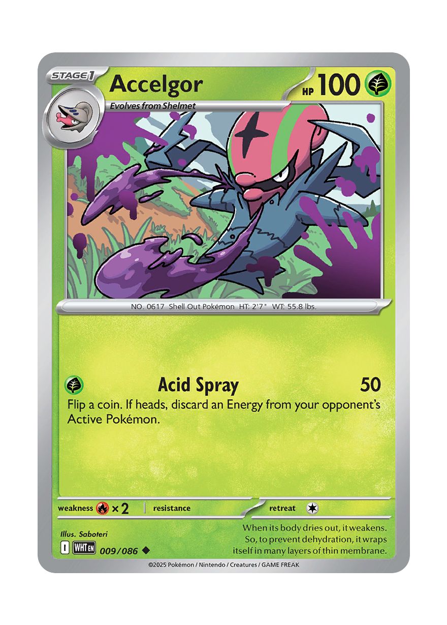 Accelgor (009/86) - White Flare