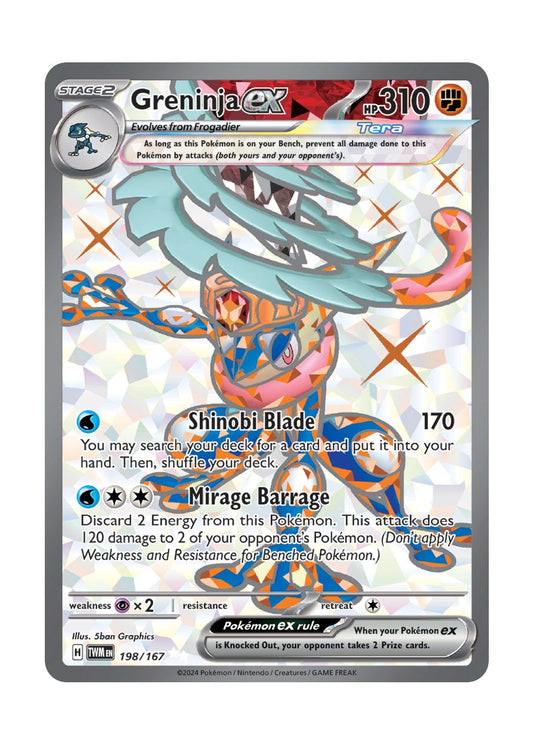 Greninja ex (198/167) - Twilight Masquerade