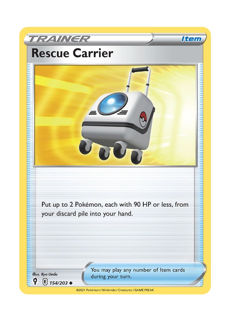 Rescue Carrier - Reverse Holo (154/203) - Evolving Skies