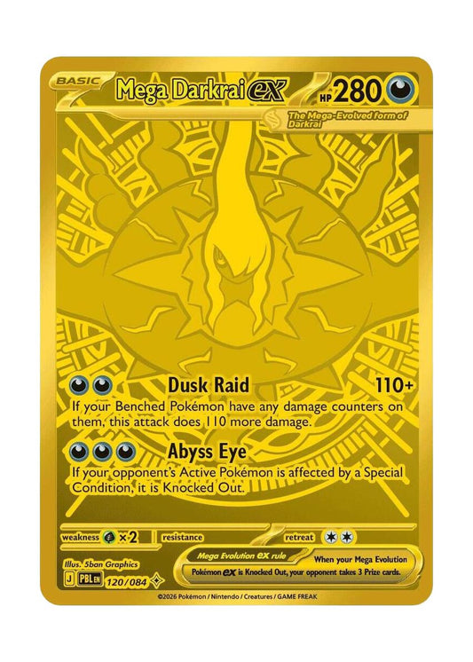 Mega Darkrai ex (120/84) - Pitch Black