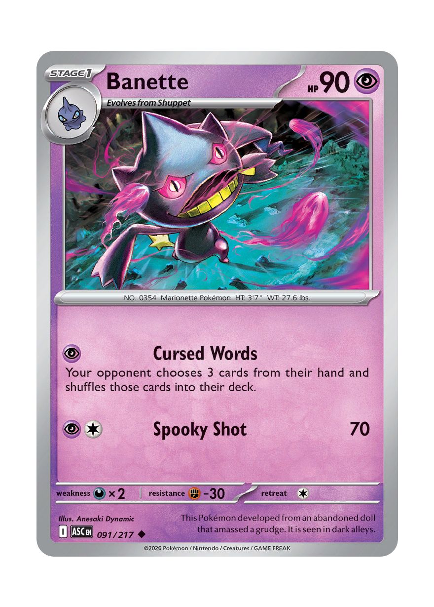 Banette (091/217) - Ascended Heroes