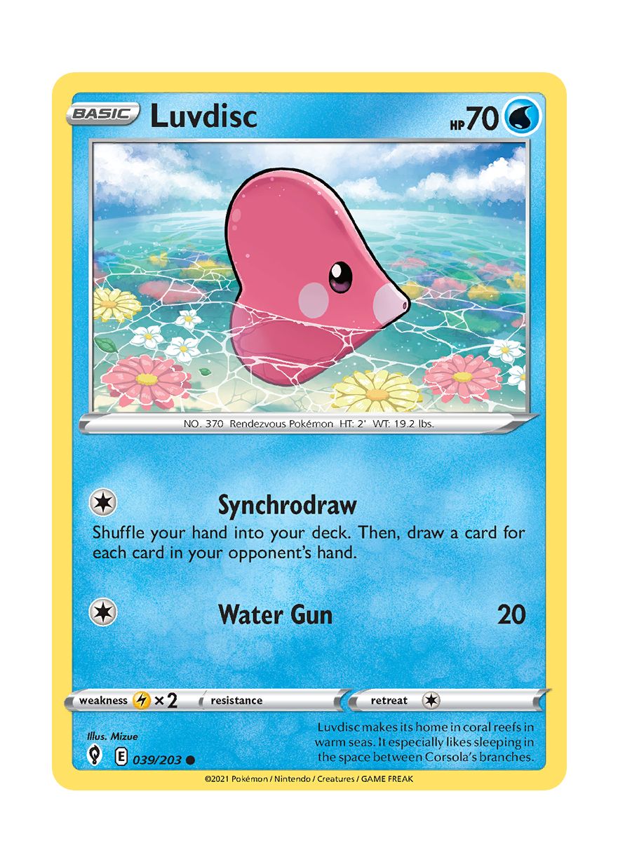 Luvdisc - Reverse Holo (039/203) - Evolving Skies