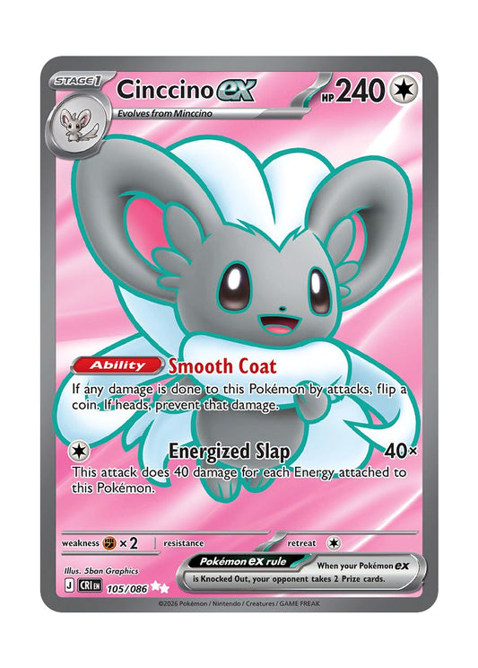 Cinccino ex (105/86) - Chaos Rising