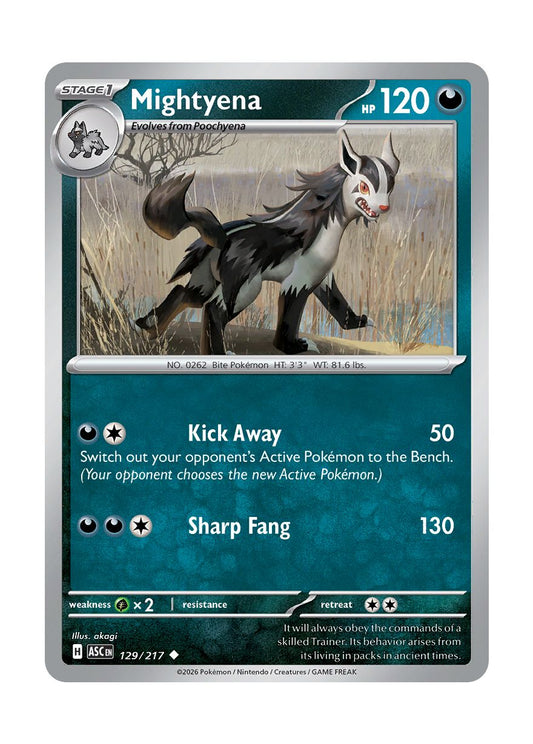 Mightyena (129/217) - Ascended Heroes