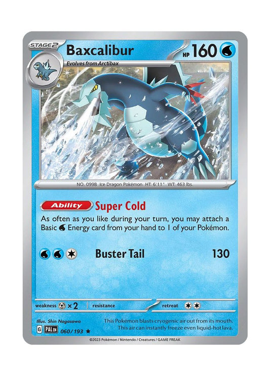 Baxcalibur - Reverse Holo (060/193) - Paldea Evolved