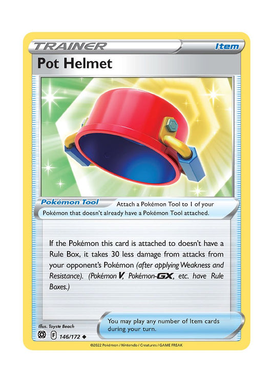 Pot Helmet - Reverse Holo (146/172) - Brilliant Stars