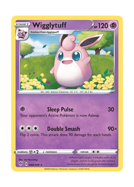 Wigglytuff - Reverse Holo (068/189) - Darkness Ablaze