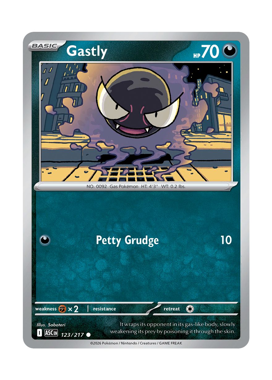 Gastly (123/217) - Ascended Heroes