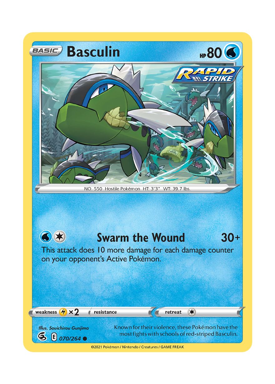 Basculin - Reverse Holo (070/264) - Fusion Strike