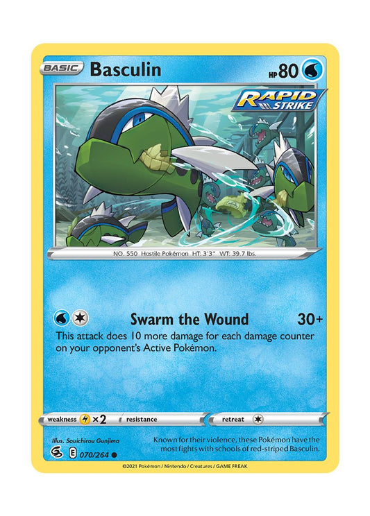 Basculin - Reverse Holo (070/264) - Fusion Strike