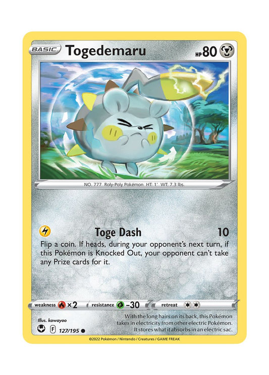 Togedemaru - Reverse Holo (127/195) - Silver Tempest
