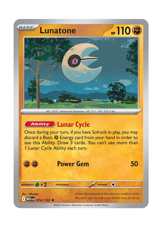 Lunatone (074/132) - Mega Evolution