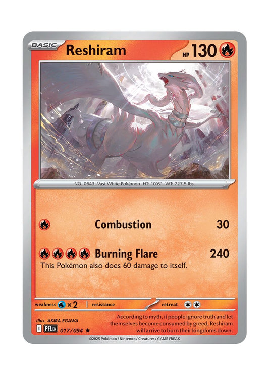 Reshiram (017/94) - Phantasmal Flames