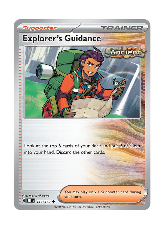 Explorer's Guidance - Reverse Holo (147/162) - Temporal Forces