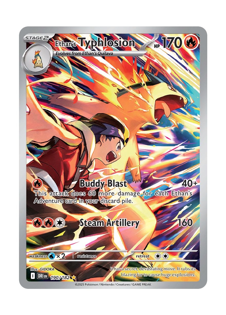 Ethan's Typhlosion (190/182) - Destined Rivals