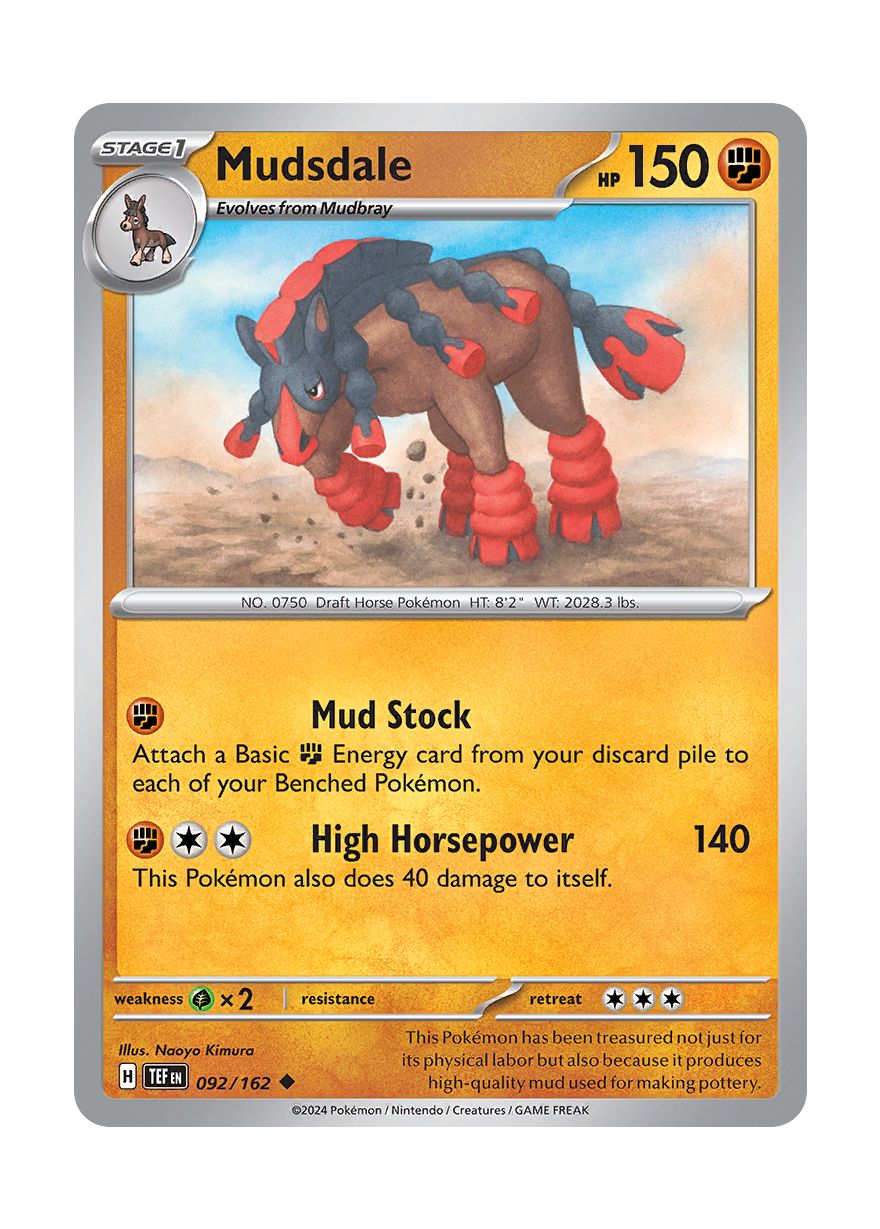 Mudsdale - Reverse Holo (092/162) - Temporal Forces