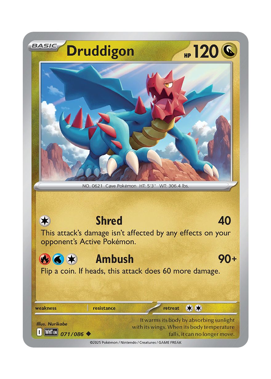 Druddigon (071/86) - White Flare