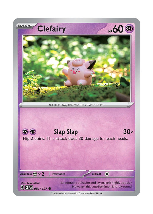 Clefairy - Reverse Holo (081/197) - Obsidian Flames