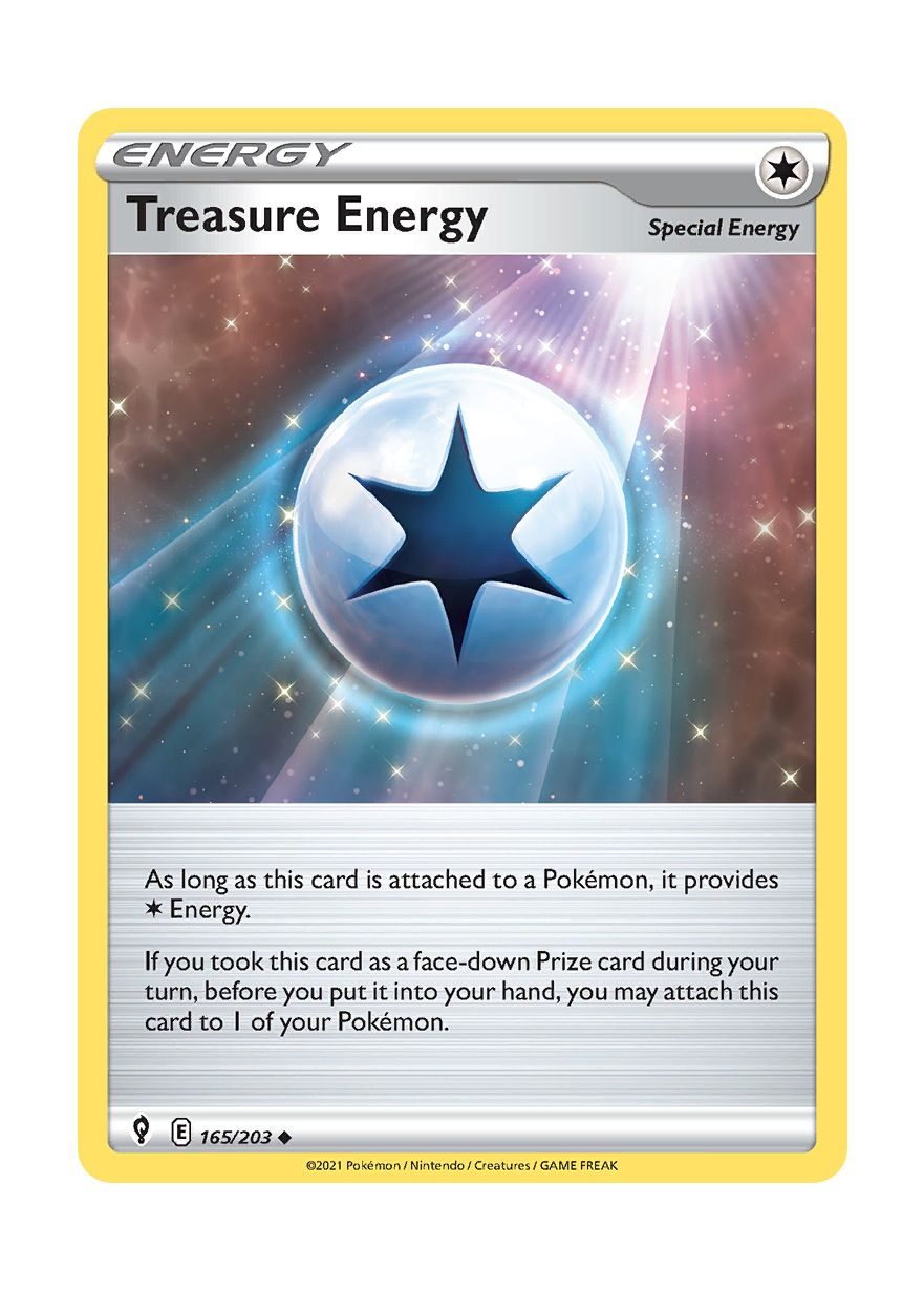 Treasure Energy - Reverse Holo (165/203) - Evolving Skies