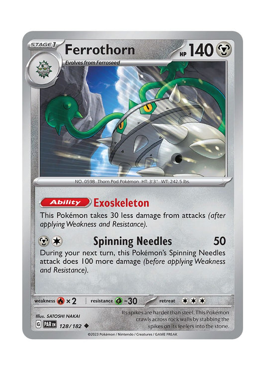 Ferrothorn - Reverse Holo (128/182) - Paradox Rift