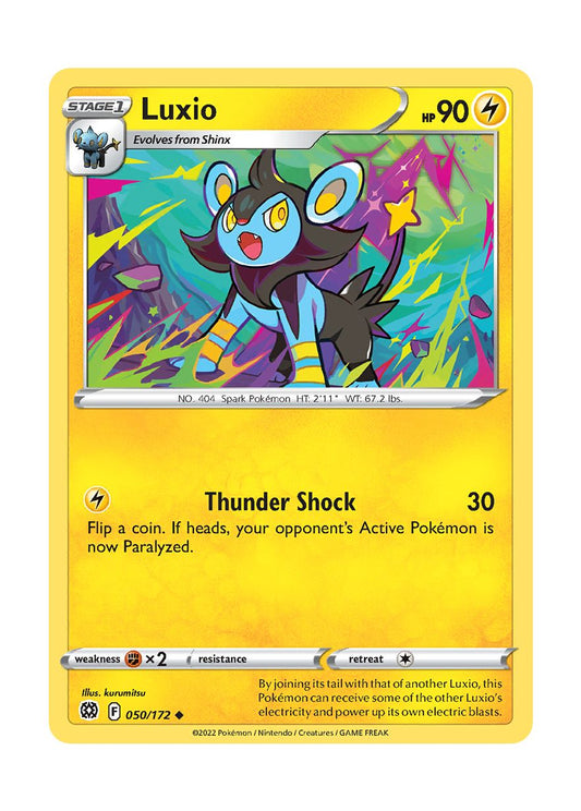 Luxio - Reverse Holo (050/172) - Brilliant Stars
