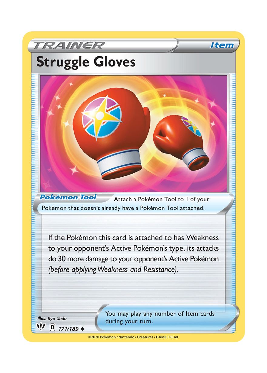 Struggle Gloves - Reverse Holo (171/189) - Darkness Ablaze