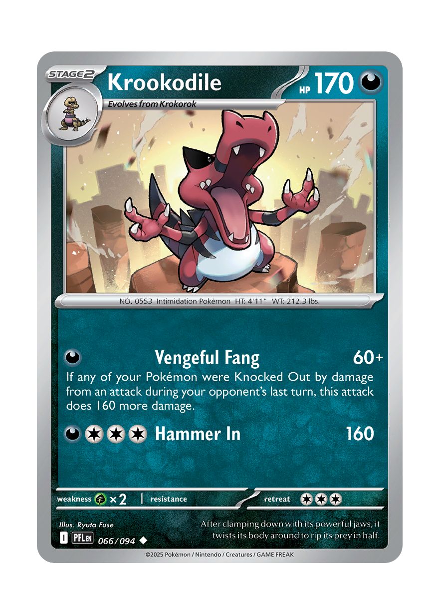 Krookodile (066/94) - Phantasmal Flames