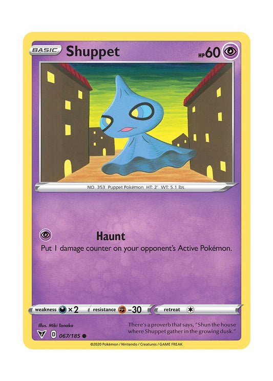 Shuppet - Reverse Holo (067/185) - Vivid Voltage